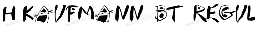 H_Kaufmann BT Regula字体转换